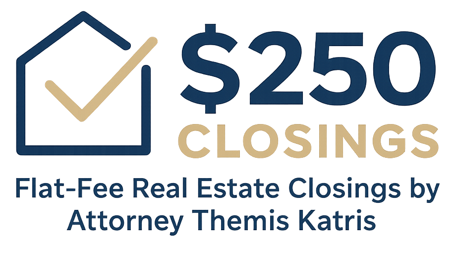 $250 Closings - Flat Fee Seller-Side Closings - Themis Katris